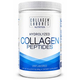Pure Hydrolyzed Collagen Peptides (10 oz) – Unflavored Collagen Powder - Pasture-Raised, Grass-Fed, Keto & Paleo-Friendly – Kosher, Non-GMO, Gluten-Free – GMP Certified – Easy to Mix (280g)