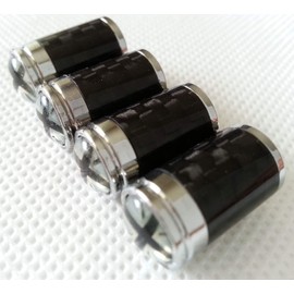 Zorratin Chrome Rim Wheel Valve Stem Cap Cover Screw with Black Jack Button for Mini Cooper r50 r53 r56 r56n f55 f56 r55 r52 r57 r58 r59 r60 r61 jcw