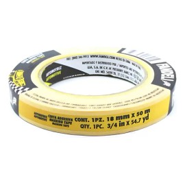 Fandeli masking tape cinta adhesiva automotriz 18x50 mejor adherencia 1 unidad                                                                        