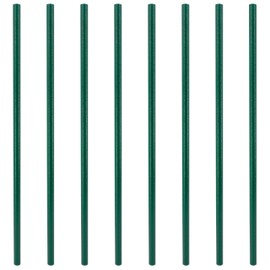 Myard 26 Inches Classic Hollow Round Iron Deck Balusters Furniture for Deck Railing Porch Staircase Banister Balustrade (25pk, Green)
