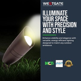 Westgate LED Spot Light - Oil-Rubbed Bronze, 3CCT Selectable, 12-24V, Deck, Driveway, Landscape, Recessed Lighting, Can Lights, Pot Lights, Outdoor, Dimmable, High Hats, Garden, Patio, Accent.