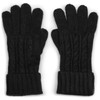 styleBREAKER Women’s Warm Cable Knit Gloves with Double Cuff 09010009