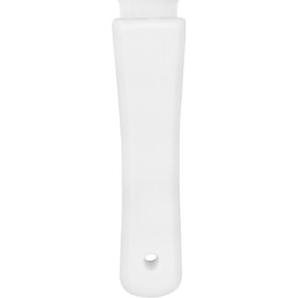 SPARTA Steel Handheld Scraper Kitchen Scraper Tool with Food-Safe Plastic Handle for Griddles, Pans, Pots, and Cutting Boards in Commercial Settings, Stainless Steel, 3 Inches, White