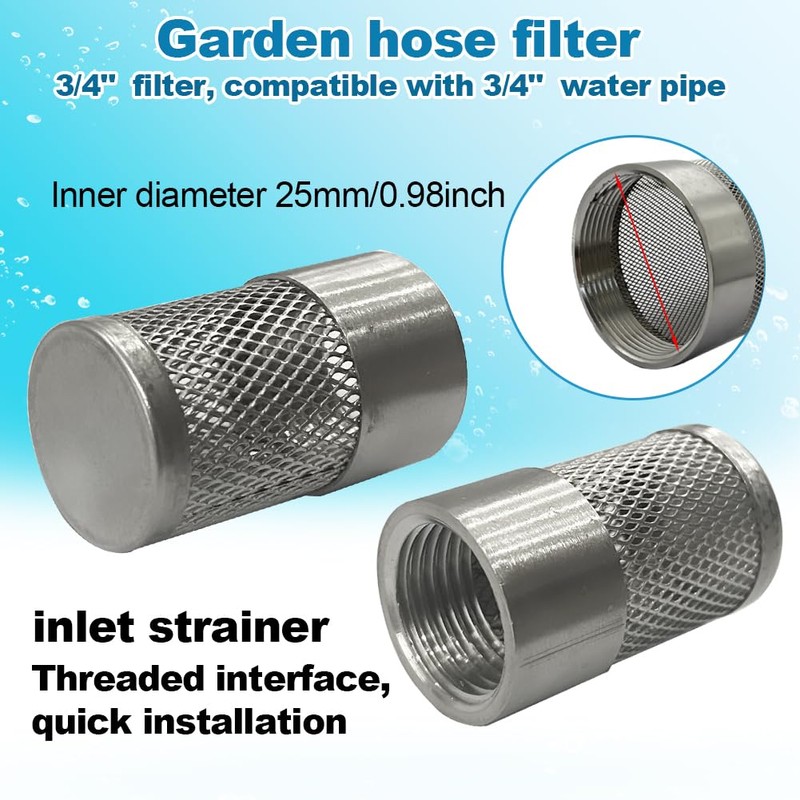 COTONLAKE 3/4" 304 stainless steel filter head with internal thread