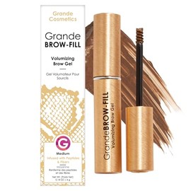 Grande Cosmetics GrandeBROW-FIL Volumizing Brow Gel, Medium, 0.14 fl. oz.