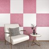 WESTICK Dreamy Pink Glitter Wallpaper for Girls Bedroom Thick Pink