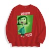 Inside Out 2 Disgust Character Graphic Crewneck Sweatshirt, US Warehouse,