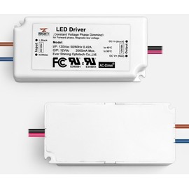 120Volts AC - 27V to 42V DC | 42W Constant Current Flicker Free LED Driver with Triac Dimming