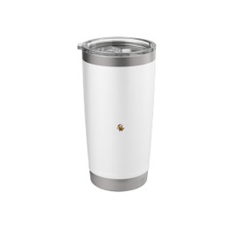 Christmas Honey Bee With Beer | Xmas Funny Party Stainless Steel Insulated Tumbler