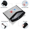 ZQZXD Fireproof Document Bag, 9 x 7 Inches Fireproof Wallet,