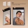 Fogless Shower Mirror for Shaving, Anti-Fog Bathroom Mirror
