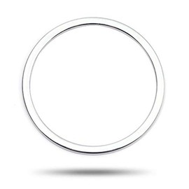 KADEKO for MAZDA ATENZA AXELA CX-3 CX-5 Steering Decoration Handle Ring Garnish Glossy Silver