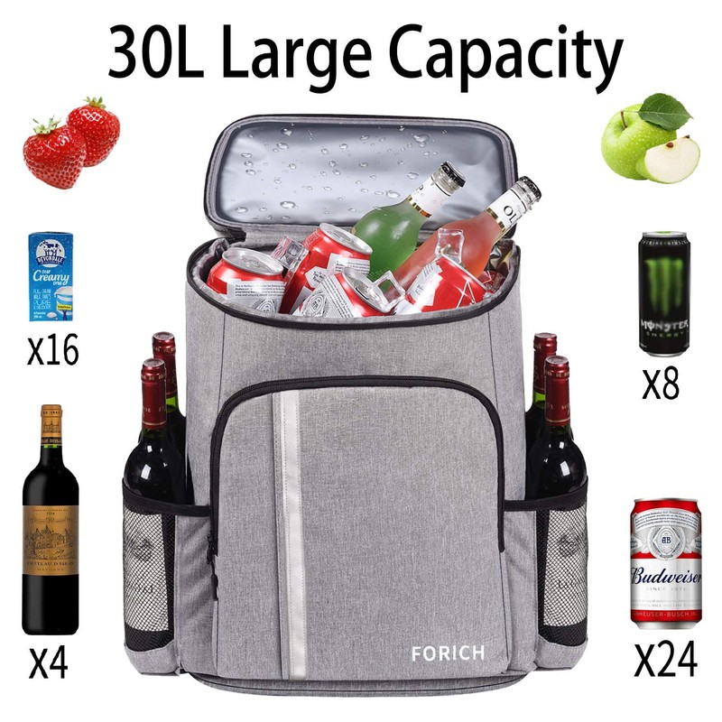 FORICH Backpack Cooler Leakproof Insulated Waterproof Backpack Cooler Bag, Lightweight