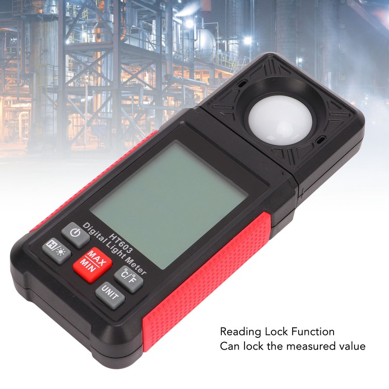Digital Light Meter Professional High Accuracy Quick Response Luxmeter Large