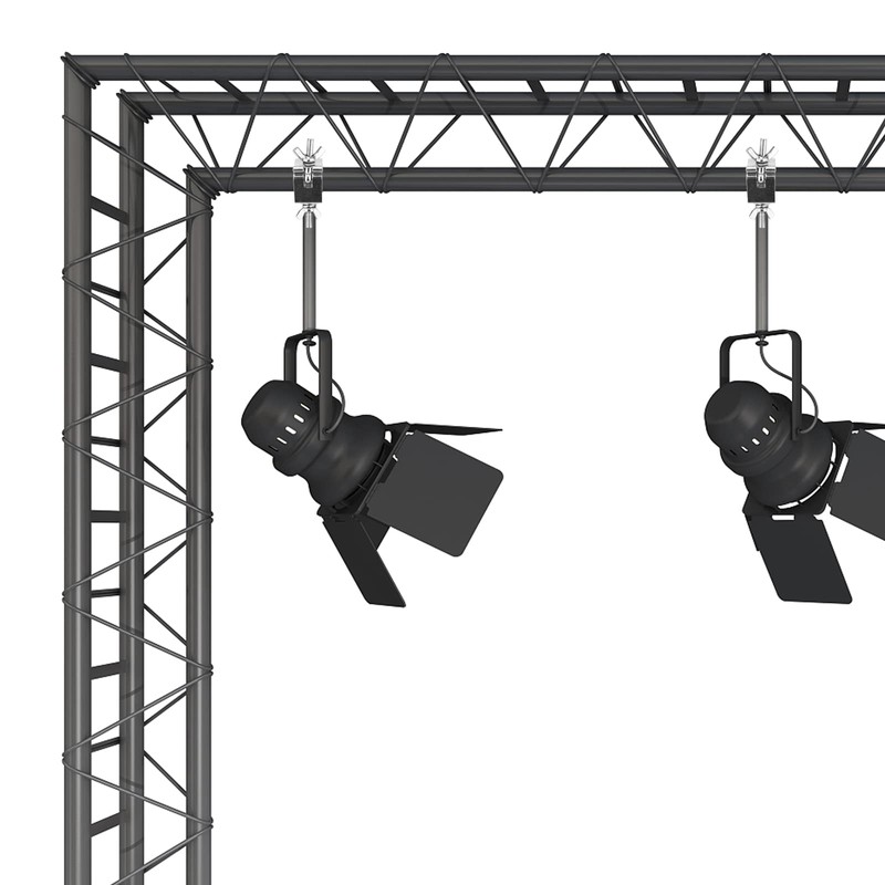 MAHIONG 10 Pack Stage Lighting Clamps, 220lbs Heavy Duty Aluminum