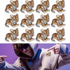 12PCS Tiger Iron on Patches, Sew on Embroidery Patches Tiger