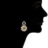 I Jewels Womens 18K Gold Plated Indain Wedding Bollywood Stone
