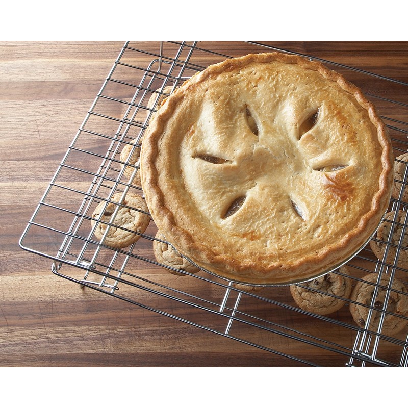 Fox Run 4698 Stackable Cooling Rack Set, Chrome, 3-Piece