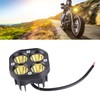 40W Motorcycle Headlight LED Spotlight Yellow Light Waterproof for Off