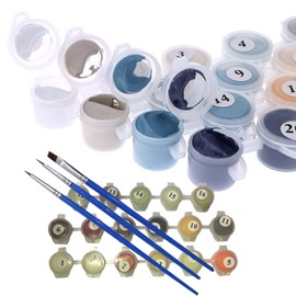 Newsight DIY Oil Painting Paintworks Paint by Number for Kids and Adults(16" x 20"Color Lion)