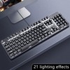 Qisan Mechanical Gaming Keyboard Full Size 104 Keys US Layout