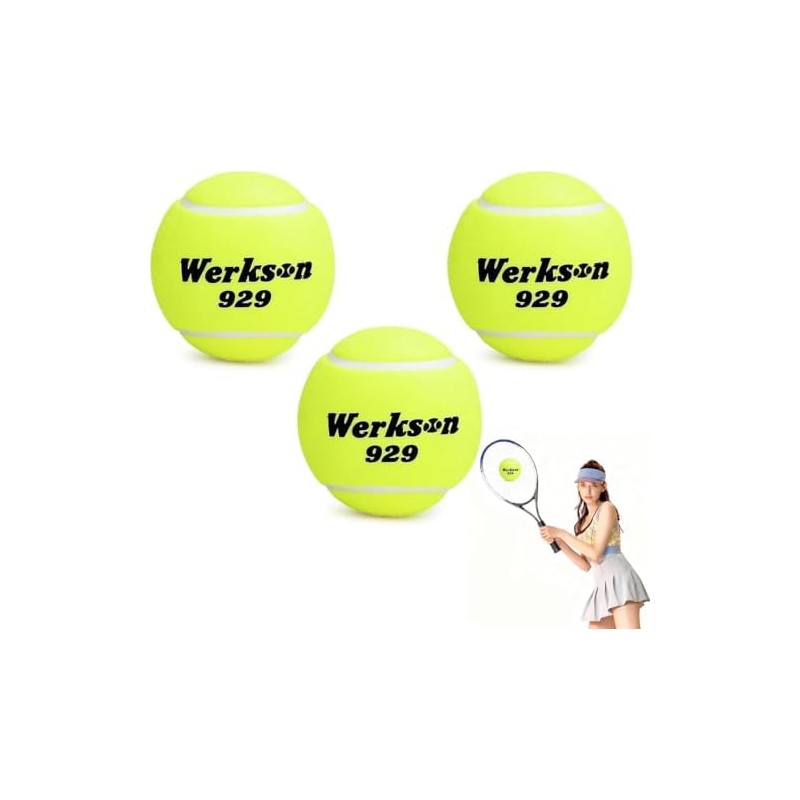 Pelotas de Tenis Presurizadas - Fieltro Resistente, Goma Elástica