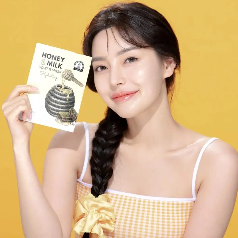 Bom-mascarilla Hidratante Suave De Miel Y Leche 10 Pzas Todo