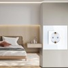 TAWOIA Schuko Socket Flush-Mounted, EU Standard 1-Way Socket Glass, Single