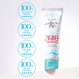 Zigbee [Original Price 31,900 KRW] Nureongni Whitening Toothpaste Lemon Mint Scent 107g, 4 Pieces + Free Bacachi Toothpaste 20g