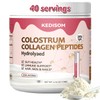 KEDISOM Bovine Colostrum with Collagen Peptides Powder for Gut Health,