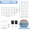 Adjustable Shelves Cupboard - 24 cm Wide, Adjustable Length 48-80