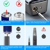 ZQMW Torch Lighter, Butane Lighter, Windproof Adjustable Big Jet Flame