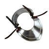 Queen Armour Medieval Gorget Neck Protection Armor 18 Gauge Silver