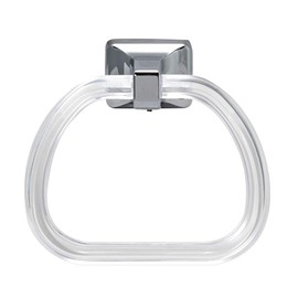 EZ-FLO 15232 Bathroom Towel Ring with Concealed Screw, Chrome