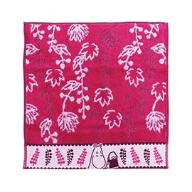 Moomin Moomin Towel Museum, Jam Bottle, Towel Handkerchief, Package Included, Purple, 5-Star Quality, 47-2590080, Approx. 9.8 x 9.8 inches (25 x 25 cm)