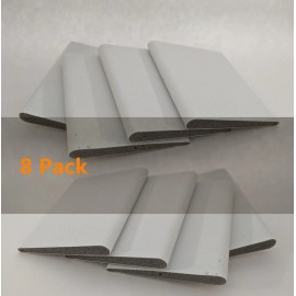 Elysian Door Corner Seals Fix Light Gaps of Doors Bottom Weatherstrippi - Pure White