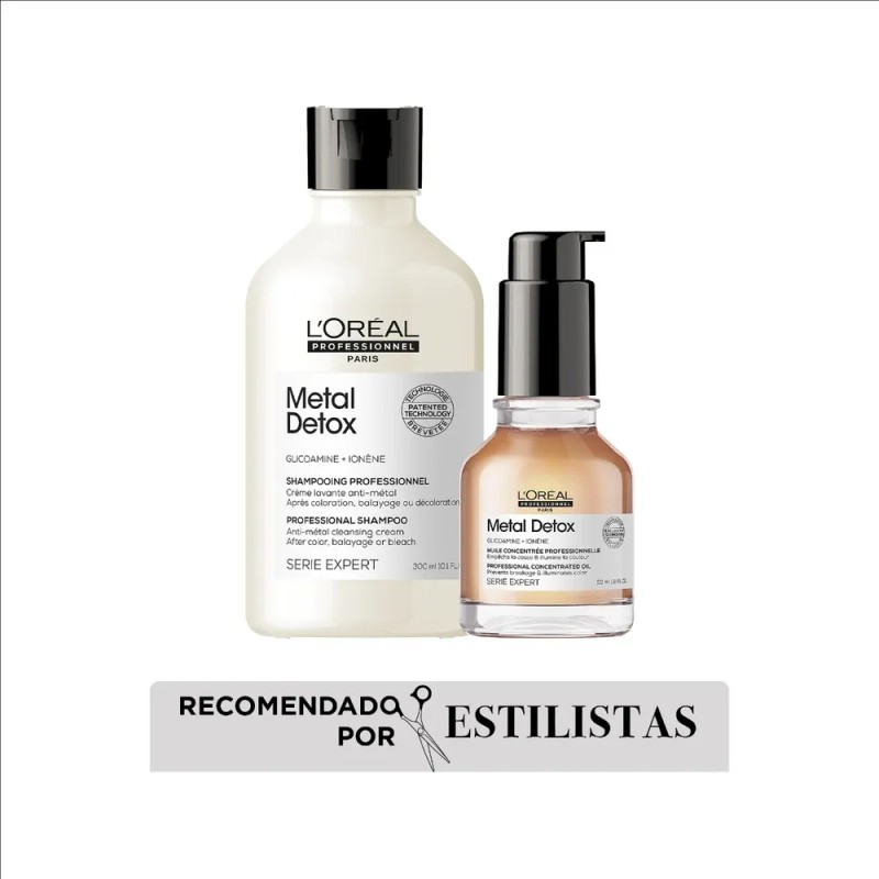 L'Oréal Professionnel Metal Detox| Kit shampoo + aceite