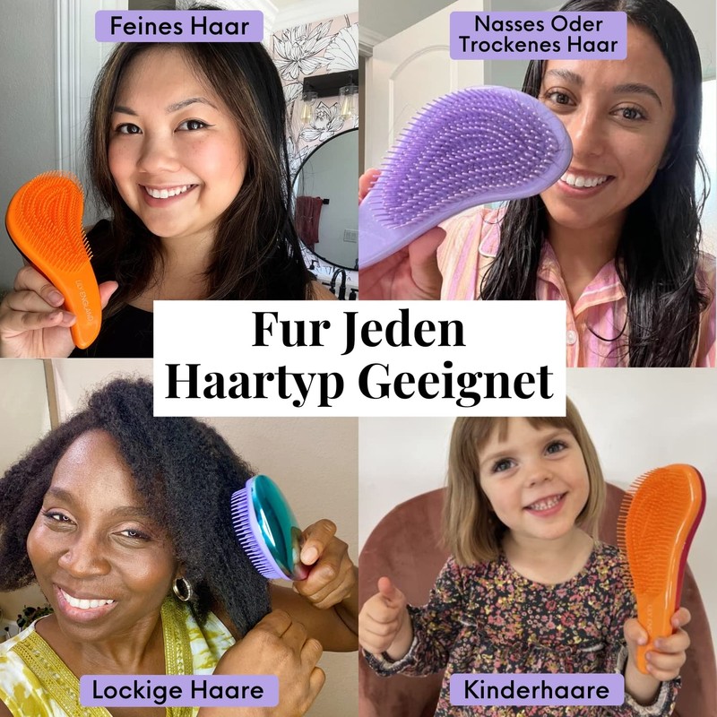 Hair Brush without Pulling, The Perfect Brush for Curls, Thick,