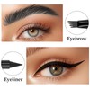 SEO-FANALLY Magic Eyebrow Pencil, Eyebrow Pencil with 4 Micro Fork