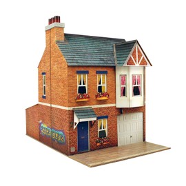 O gauge (7mm) 1:43 scale Model Railway Building ROW HOUSE Kit CityBuilder