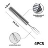 4 Pieces Stainless Steel Potato Fork, Fruit and Vegetable Fork,