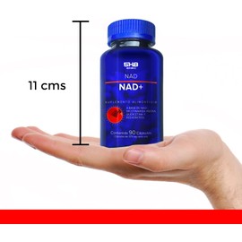 5H8 NAD con Nicotinamida Ribosa, Quercetina y Resveratrol 375 mg - Suplemento Alimenticio - 90 Cápsulas - Hecho en México - Apoyo Nutricional Diario