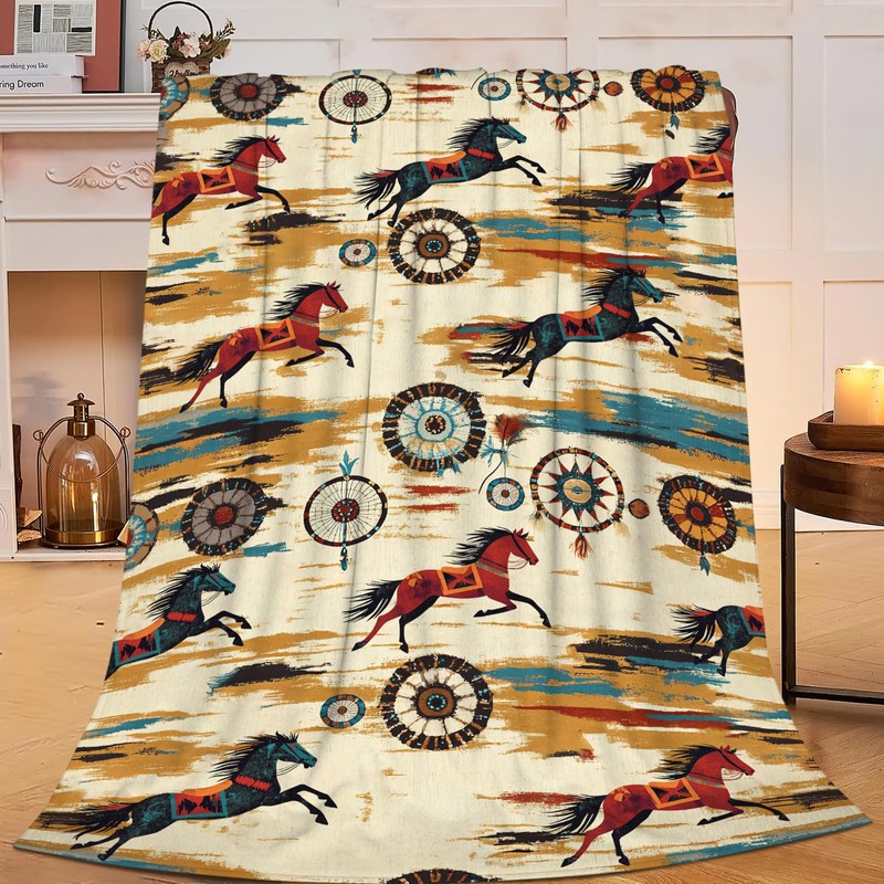 Dynova - Atrapasueños de caballo (50 x 40 pulgadas)