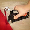 com-four® Hand Stapler with Accessories, Powerful Tool Stapler with Adjustable