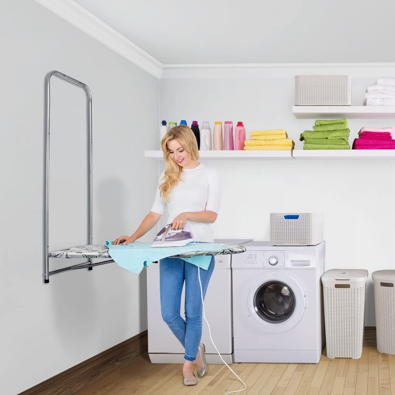 Duwee 14"x38" Wall Mounted and Door Mounted Ironing Board with