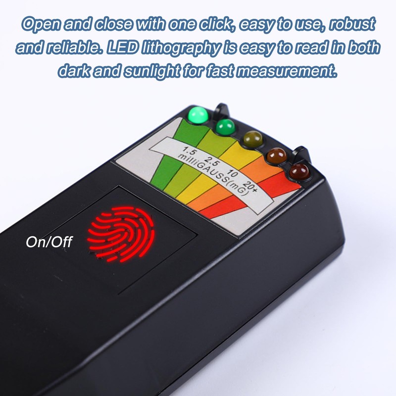 Portable Radiation Detector, K2 EMF Meter, Handheld Radiation Meter Electromagnetic