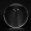 80mm Transparent Sphere K9 High Purity Photography Crystal Lens Ball