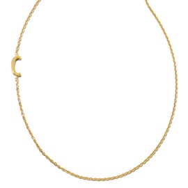 Kendra Scott Letter C Inline Initial Necklace, 18k Gold Vermeil