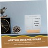 Operitacx Lighted Dry Erase Board LED Note Board LED White