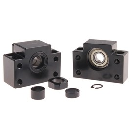 ONLISUM 1 Set BF12 + BK12 Screw Supports for SFU1605 Screw Support Bearing Housing